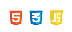 HTML5-logo, CSS-logo, JS-logo